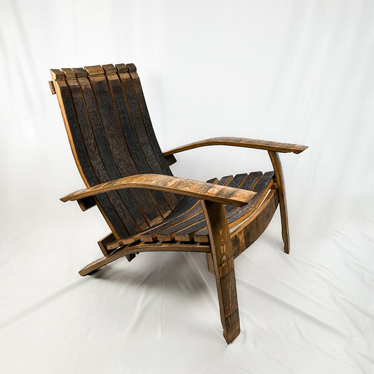 Sillón Adirondack de Barrica de Vino Reciclada